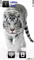 Download mobile theme white tiger