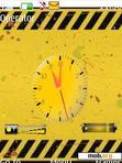 Download mobile theme Yellow clock