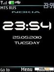 Download mobile theme Nokia black