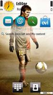 Download mobile theme Lionel messi