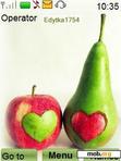 Download mobile theme love fruit