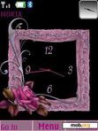 Скачать тему Rose Clock