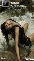 Download mobile theme Sensual Woman Sea