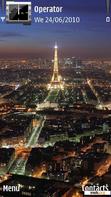 Download mobile theme Paris By Night