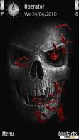 Download mobile theme Red skull