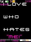 Download mobile theme I Love Who Hate Me