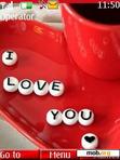 Download mobile theme I Love You