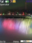 Download mobile theme Night Niagara Falls