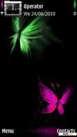 Download mobile theme Colourful Butterflies By ACAPELLA