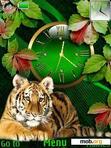 Download mobile theme Tiger Clock