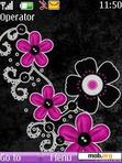 Download mobile theme Abstract Flowers