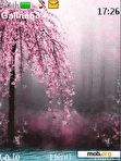 Download mobile theme Fantastic pink nature 2_anim