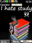 Скачать тему i  hate study