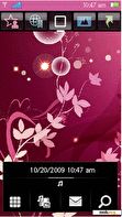 Download mobile theme pink flower