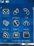 Download mobile theme Blue menu