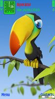 Download mobile theme 3D_Tucan Bird