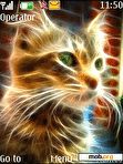 Download mobile theme fire cat