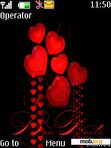 Download mobile theme RED HEARTS