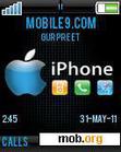 Download mobile theme ApplePhoneBlue