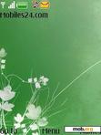 Download mobile theme Green Flower [d]