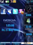 Download mobile theme Nokia Sidebar Clock