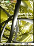 Download mobile theme GREEN NOKIA