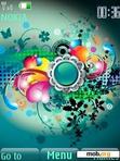 Download mobile theme colourful art