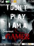 Download mobile theme serious gamer