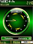 Download mobile theme Analog clock $ date eng