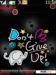 Download mobile theme dont give up