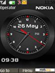 Download mobile theme Nokia Dual Clock