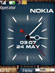 Download mobile theme Nokia Dual Clock