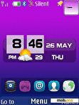 Download mobile theme Purple Dew