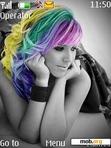 Download mobile theme Colorful Girl