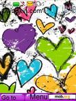 Download mobile theme scribble heart