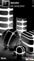 Download mobile theme Black And White Cubes