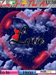 Download mobile theme animated love theme