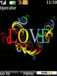 Download mobile theme Colorful Love