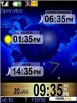 Download mobile theme World cLOck