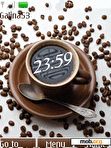 Скачать тему Coffee clock