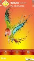 Download mobile theme parrot paint