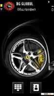 Download mobile theme Ferrari Black V 2