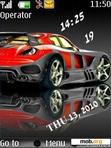 Download mobile theme Car Clock