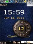 Download mobile theme Jeans Clock