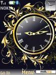 Download mobile theme golden clock