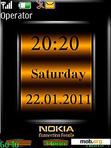 Скачать тему Nokia style cLOck