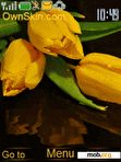 Download mobile theme yellow tulip