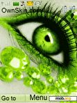 Download mobile theme green eye