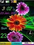 Download mobile theme Flowers Gerbera