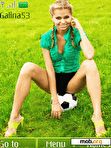 Download mobile theme Girls and football